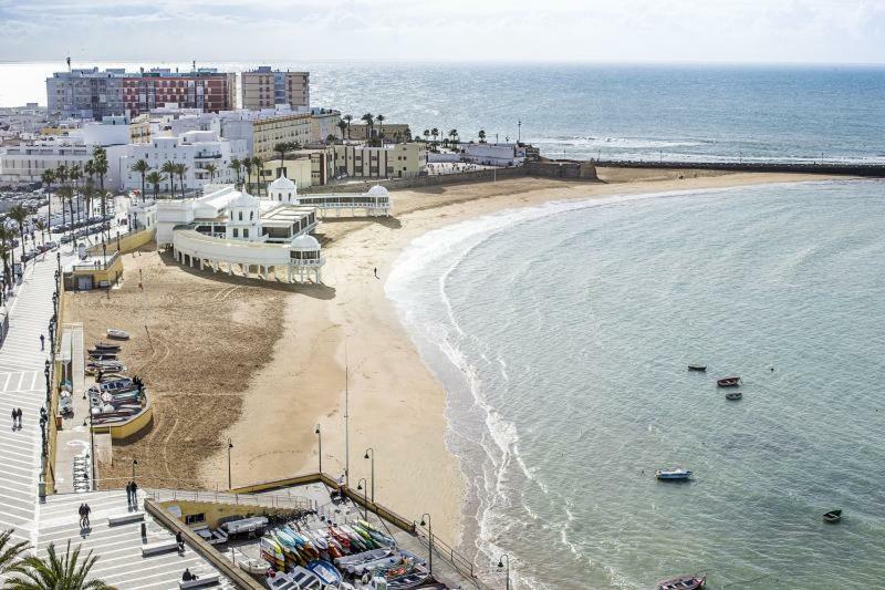 Caleta Beach Cádiz Exterior photo